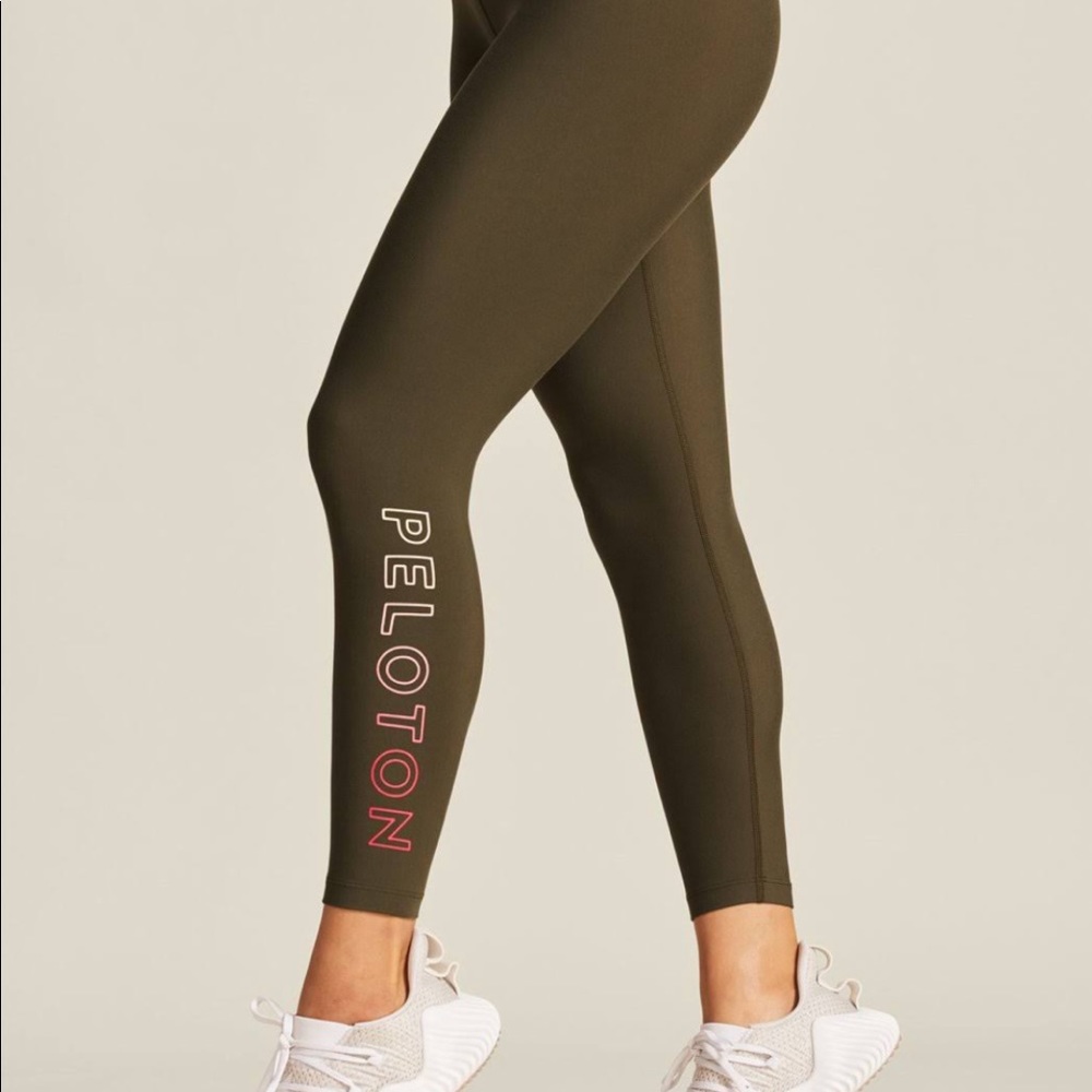 Peloton Olive green high waisted leggings